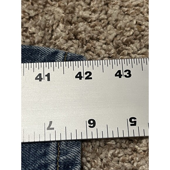Levi's 560 Jeans Women's Size 10 28x32 Blue Loose Fit Straight Leg MADE IN USA - Picture 6 of 10